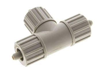 10X4Mm PP T-Vormige Knelfitting 10 Bar PVC En PA, Verzenden, Nieuw
