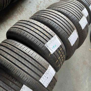 4 x Continental EcoContact 6 235-55-18 Zomerbanden 6,5mm, 18 inch, Gebruikt, Ophalen of Verzenden, 235 mm