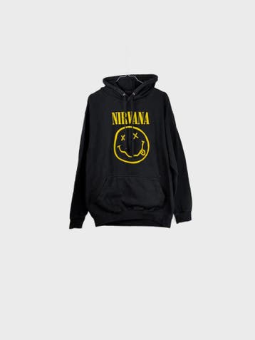 Nirvana Hoodie Heren maat L Zwart Vintage, Ophalen of Verzenden, Nieuw