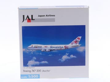 Schaal 1:500 Herpa 512503 JAL - Japan Airlines Boeing 747..., Ophalen of Verzenden, Gebruikt