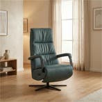 Leren relaxfauteuil met hartbalans Core - Toledo Whale, Huis en Inrichting, Fauteuils, Bohemian, Industrieel, Modern, Scandinavisch