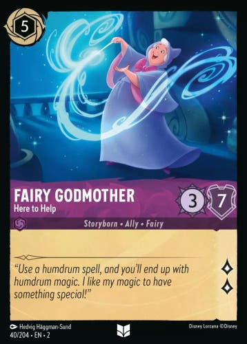 [40/204] - FAIRY GODMOTHER - Here to Help ENG FOIL [M/NM], Verzenden, Nieuw