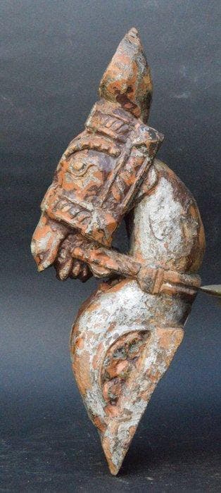 Subliem & Oud paardenhoofd - Hout - India - 19e eeuw