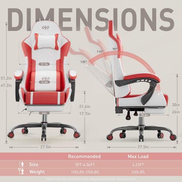 Ergonomische Bureaustoel -  Office Chair - Gamestoel - Volwa, Verzenden, Zo goed als nieuw