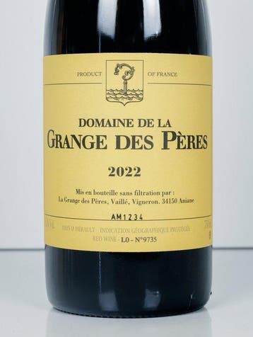 2022 Domaine de la Grange des Pères - Languedoc, IGP Pays, Nieuw