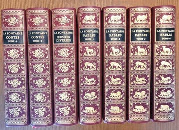 Jean de La Fontaine; illustrations de Fragonard, Oudry,