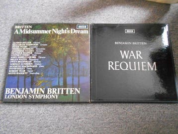 Benjamin Britten - 2 Box sets : Britten; War Requiem,, Nieuw in verpakking