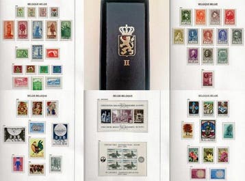 België 1950/1969 - Volledige verzameling POSTFRIS in Luxe, Gestempeld