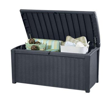Keter Opbergbox Borneo 416L -, Tuin en Terras, Verzenden, Nieuw