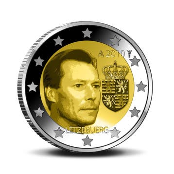 Luxemburg 2 Euro Wapen van Henri 2010 UNC, Verzenden