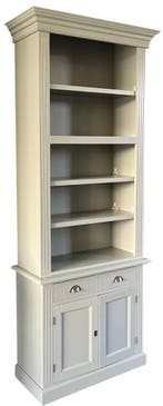 Boekenkast Engels groen Leerdam 100 x 240cm, Ophalen of Verzenden, Nieuw