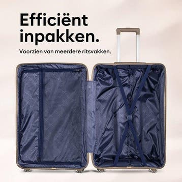 2dekans | SC Travelin Charm – 24-inch Medium Reiskoffer –, Ophalen of Verzenden, Zo goed als nieuw