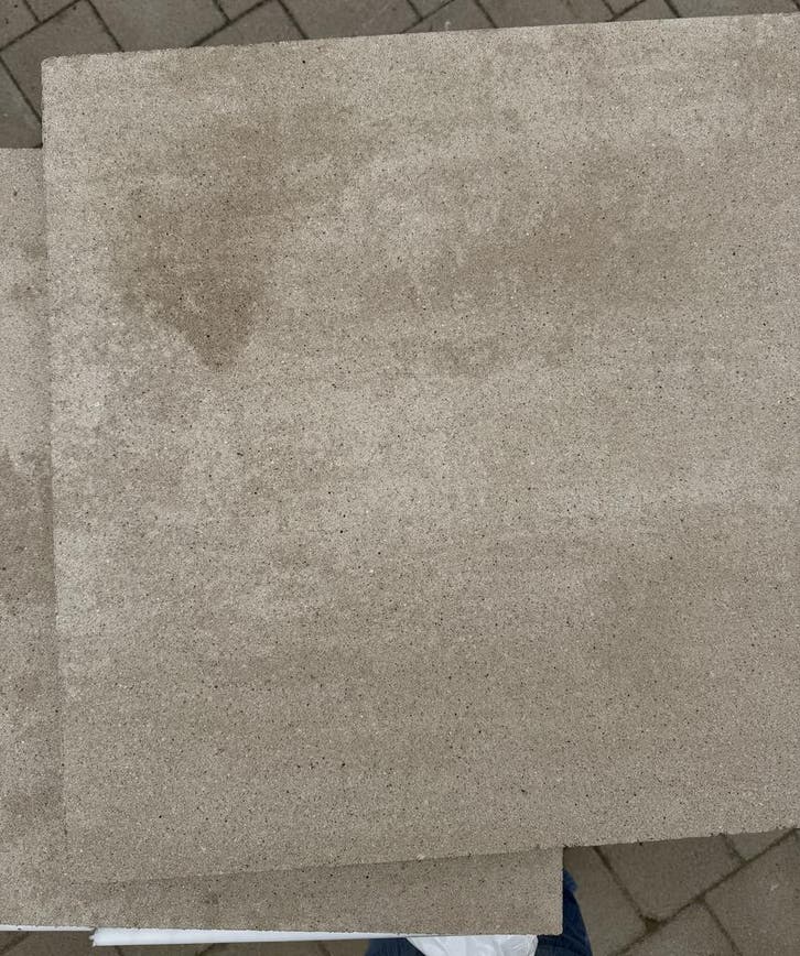 Tuintegel TaupeBeige of ZandGrijs 60x60x4cm € 16,95/m2 BKEUS, Tuin en Terras, Tegels en Klinkers, 10 m² of meer, Nieuw, Beton