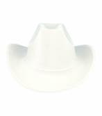Cowboyhoed - Western Hoed - Velvet - One Size - Wit, Kleding | Dames, Nieuw