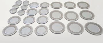Haviland & Co. Limoges - Bord (25) - Biscuit porselein, Antiek en Kunst