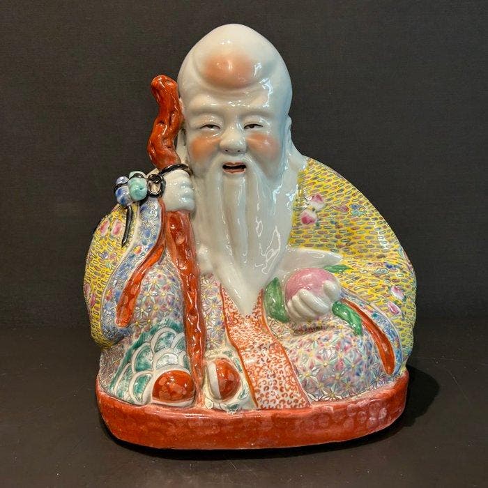 Shou lau figuur - Porselein - China (Zonder minimumprijs), Antiek en Kunst, Antiek | Overige Antiek