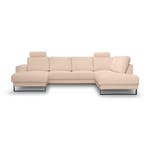U-Bank Baarlo - u-banken - Beige, Nieuw, 150 cm of meer, Stof, 300 cm of meer