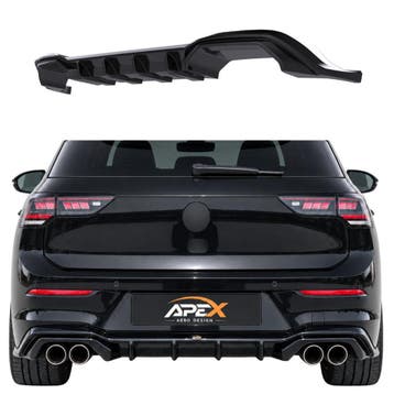 Apex - Diffuser geschikt voor Volkswagen Golf Mk8 R-Line |