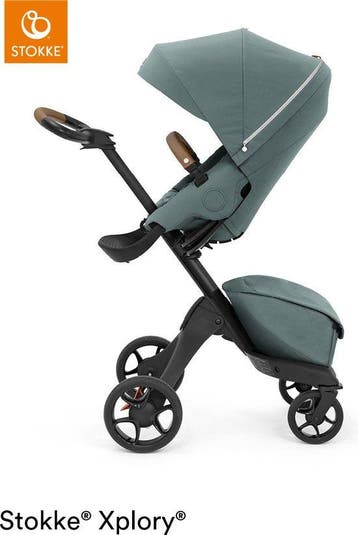2dekans | Stokke® Xplory® X kinderwagen Cool Teal, Kinderen en Baby's, Ophalen of Verzenden, Zo goed als nieuw