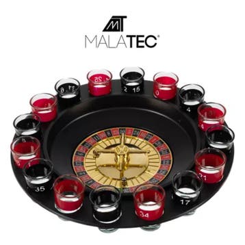 Malatec Alcohol roulette spel met 16 glazen - perfect voo..., Ophalen of Verzenden, Nieuw