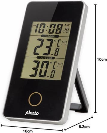 Weerstation - Binnen en buiten - Met buitensensor - Draadloo, Verzenden, Zo goed als nieuw