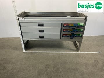 Aluca bedrijfswageninrichting 1500x520x950mm (3157), Auto diversen, Ophalen of Verzenden