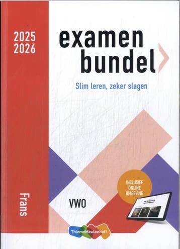 Examenbundel Frans vwo 20252026 9789006994360, Boeken, Schoolboeken, Verzenden, Zo goed als nieuw