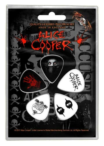 Alice Cooper Plectrum Eyes 5-pack officiële merchandise, Ophalen of Verzenden, Nieuw