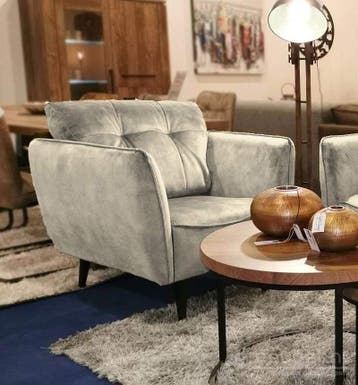Fauteuil Akker - fauteuils - Creme, Nieuw, Stof