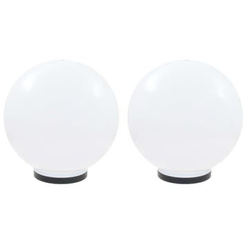 Buitenverlichting set rond | 59% Korting, Kunststof, Gebruikt, Minder dan 50 watt, Staande lamp