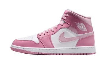 Jordan 1 Mid Elemental Pink Iced Carmine (Womens), Nieuw