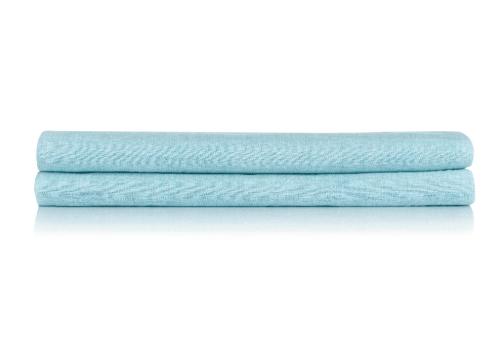 ZoHome Laken Lino Topaz Blue - 100% Katoen, Huis en Inrichting, Slaapkamer | Beddengoed