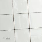 Handvorm tegels oud hollandse witjes wit hoogglans 13x13 cm, Doe-het-zelf en Verbouw, Verzenden, Nieuw