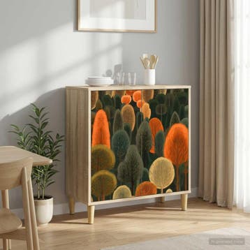 vidaXL Dressoir ZAANDAM Sonoma 69 x 33 x 75 cm Bewerkt hout, Verzenden, Nieuw, Overige houtsoorten, Minder dan 50 cm