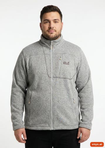 Jack Wolfskin Fleecejassen Heren maat XL Grijs Vintage, Ophalen of Verzenden, Nieuw, Jack Wolfskin