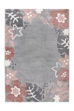 Kindervloerkleed | Happy | Bloemen | Multikleur | 120x170 cm, Verzenden, Nieuw