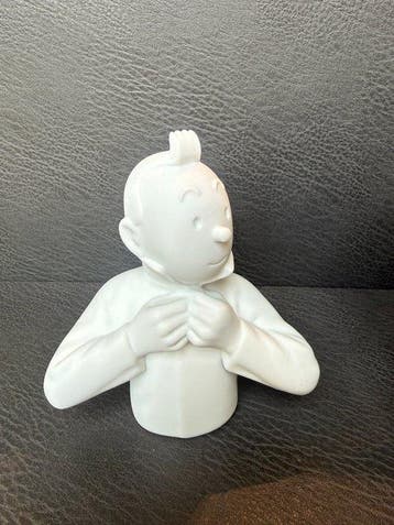 Tintin - Figuur - Büste Tintin schliesst seinen Kragen -, Boeken, Nieuw