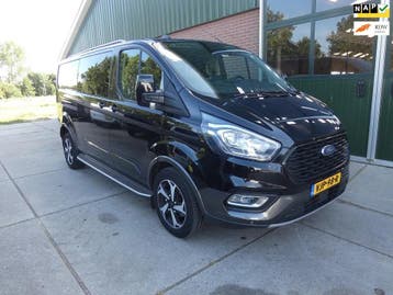 Ford Transit Custom | Zakelijke Lease v.a. €463.88 pm, Gebruikt, Euro 6, Overige brandstoffen, Zwart
