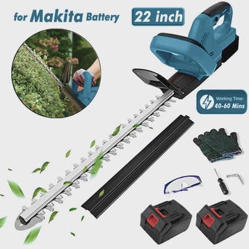 Draadloze Heggenschaar 22-Inch met 21V Batterij en Oplader, Tuin en Terras, Verzenden, Nieuw
