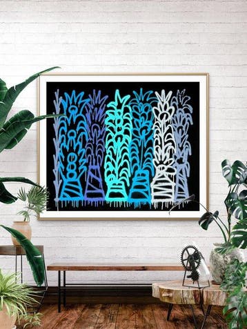 Nuno Barbedo (1983) - Blue union (XL Size Original Painting)