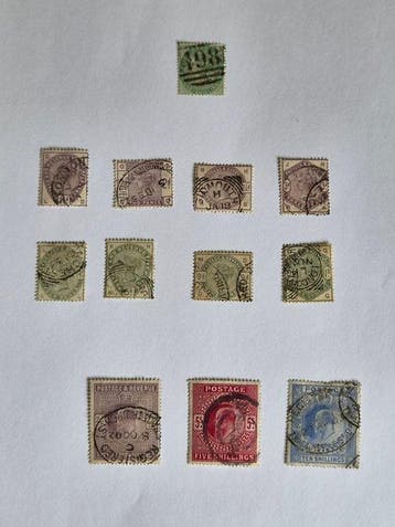 Verenigd Koninkrijk 1856/1856 - Koningin Victoria & Koning, Gestempeld