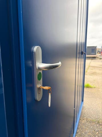 Prefab kantoorunit tweedehands | 6x2,4 meter –| € 4.500