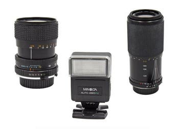 Minolta MD 3.5-4.8/28-70mm + 4.5-5.6/70-210mm + Auto, Nieuw