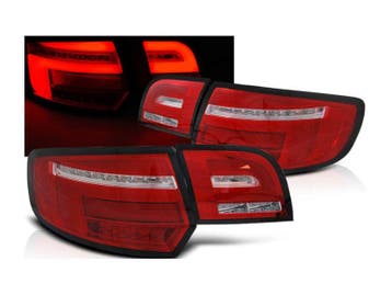 LED achterlichten dynamisch knipperlicht Red White, Verzenden, Nieuw, Audi