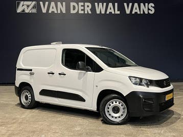 Peugeot Partner L1H1 | Financial Lease voor 225 p/mnd, Stof, Gebruikt, Overige carrosserieën, Wit