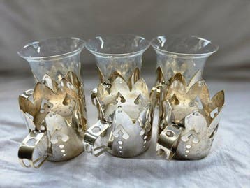 Warmet - Beker (6) - Zilver - Bekershouders