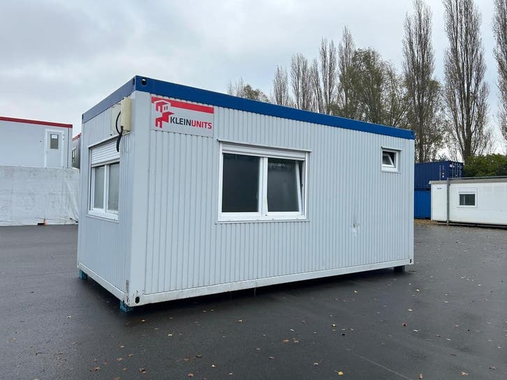 Kantoorunit - ca. 6 x 2,44 m. - nieuw - keuken en toilet, Doe-het-zelf en Verbouw, Bouwketen en Schaftketen, Nieuw