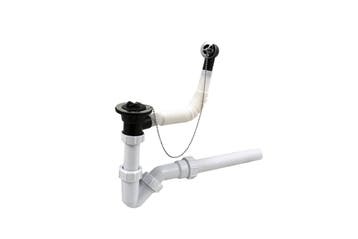 Afvoerplug met overloop, stop, ketting en buissifon, Verzenden