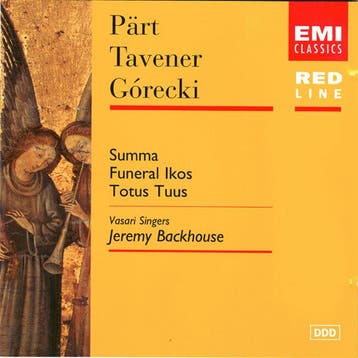 cd - Vasari Singers - Jeremy Backhouse, PÃ¤rt*, GÃ³recki, Verzenden, Zo goed als nieuw