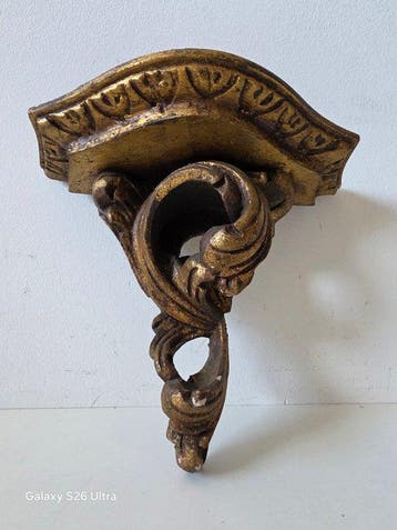 Wandtafel - Eik - decoratieve console uit hout met
